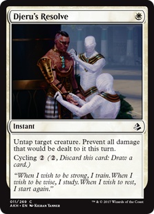 Djeru's Resolve (foil)