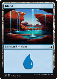 Island (#260) (foil)