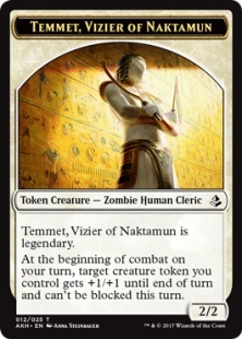Temmet, Vizier of Naktamun embalm token (2/2)