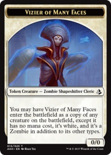 Vizier of Many Faces embalm token (0/0)