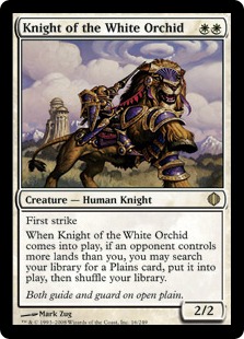 Knight of the White Orchid (foil) (EX)