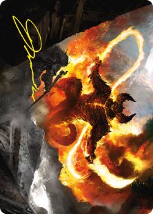 Art Card 36: The Balrog, Flame of Udûn