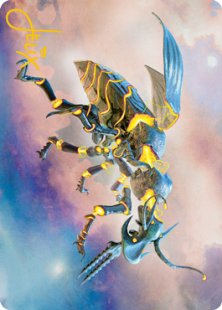 Art Card 65: Zabaz, the Glimmerwasp (signed)