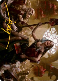 Art Card 35: Gisa, Glorious Resurrector (signed)