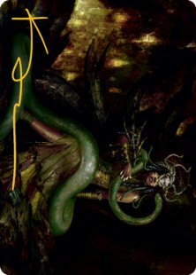 Art Card 53: Saryth, the Viper's Fang (signed)
