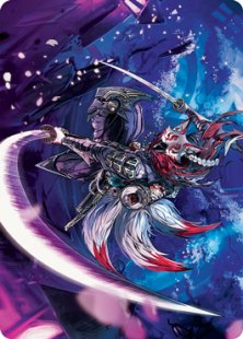 Art Card 47: Blade-Blizzard Kitsune (signed)