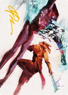 Art Card 30: Hexgold Slash (signed)