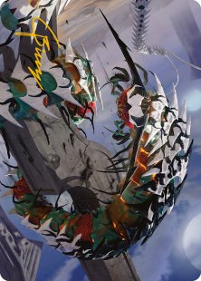 Art Card 55: Atraxa's Skitterfang (signed)