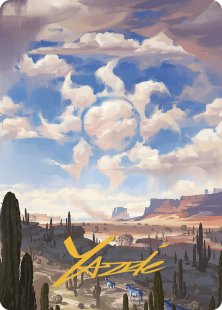 Art Card 36: Plains (signed)