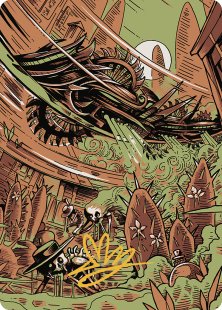 Art Card 50: Contagion Engine (signed)