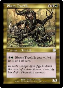 Ebony Treefolk (foil)