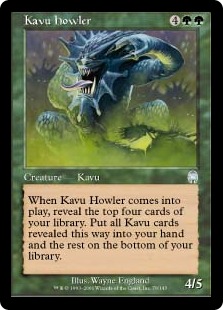 Kavu Howler (foil)