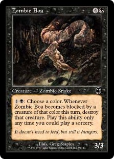 Zombie Boa (foil)