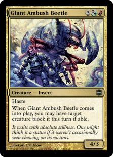 Giant Ambush Beetle (foil)