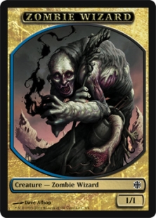 Zombie Wizard token (1/1)