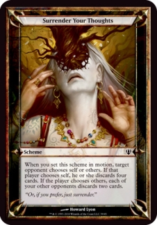 Surrender Your Thoughts (oversized)