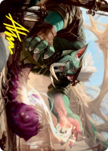 Art Card 09: Novice Dissector (signed)