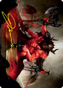 Art Card 20: Awaken the Blood Avatar (signed)