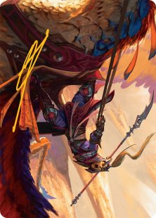 Art Card 03: Dragonback Lancer (signed)