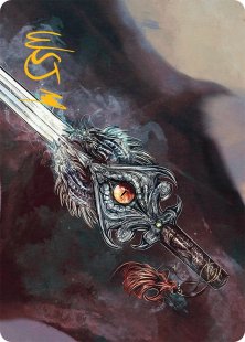 Art Card 40: Dragonfire Blade (signed)