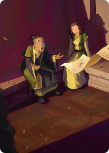 Art Card 10: Sokka and Suki