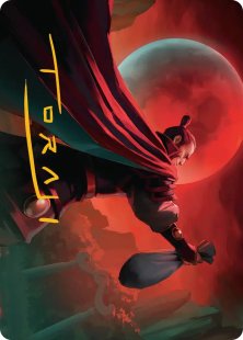 Art Card 11: Zhao, the Moon Slayer (signed)