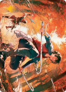 Art Card 26: Jet, Rebel Leader (signed)