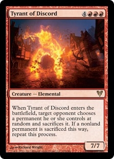 Tyrant of Discord (foil)