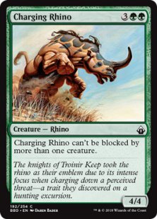 Charging Rhino (foil)