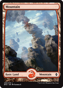 Mountain (#269b) (foil) (full art)