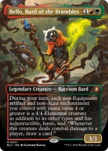 Bello, Bard of the Brambles (foil) (borderless)