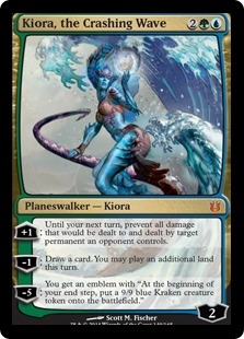 Kiora, the Crashing Wave (foil)