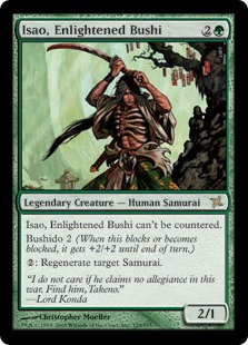 Isao, Enlightened Bushi (foil)