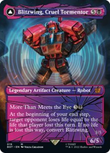 Blitzwing, Cruel Tormentor (foil) (showcase)