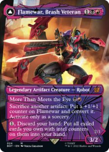 Flamewar, Brash Veteran (showcase)