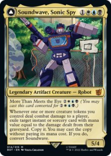 Soundwave, Sonic Spy (foil)