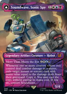 Soundwave, Sonic Spy (foil) (showcase)