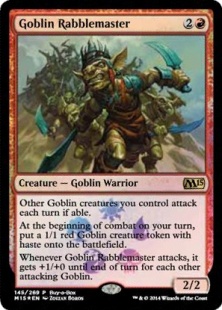 Goblin Rabblemaster (foil)