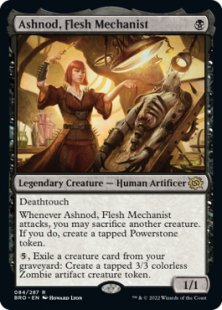 Ashnod, Flesh Mechanist (foil)