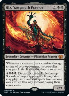 Gix, Yawgmoth Praetor (foil)