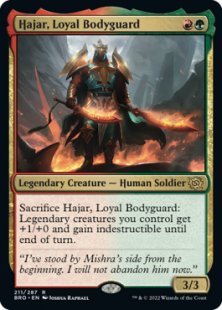 Hajar, Loyal Bodyguard (foil)