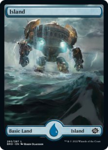 Island (#280) (foil) (full art)