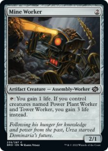 Mine Worker (foil)
