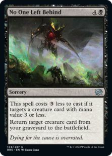 No One Left Behind (foil)