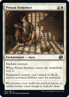 Prison Sentence (foil)