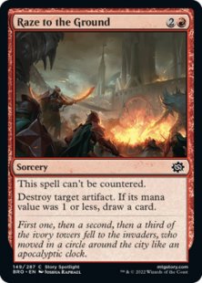 Raze to the Ground (foil)