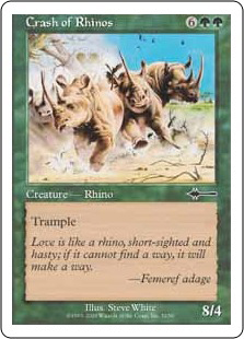 Crash of Rhinos