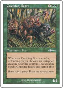 Crashing Boars