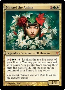 Mayael the Anima (foil) (oversized)