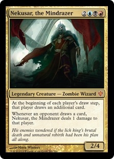 Nekusar, the Mindrazer (foil) (oversized)